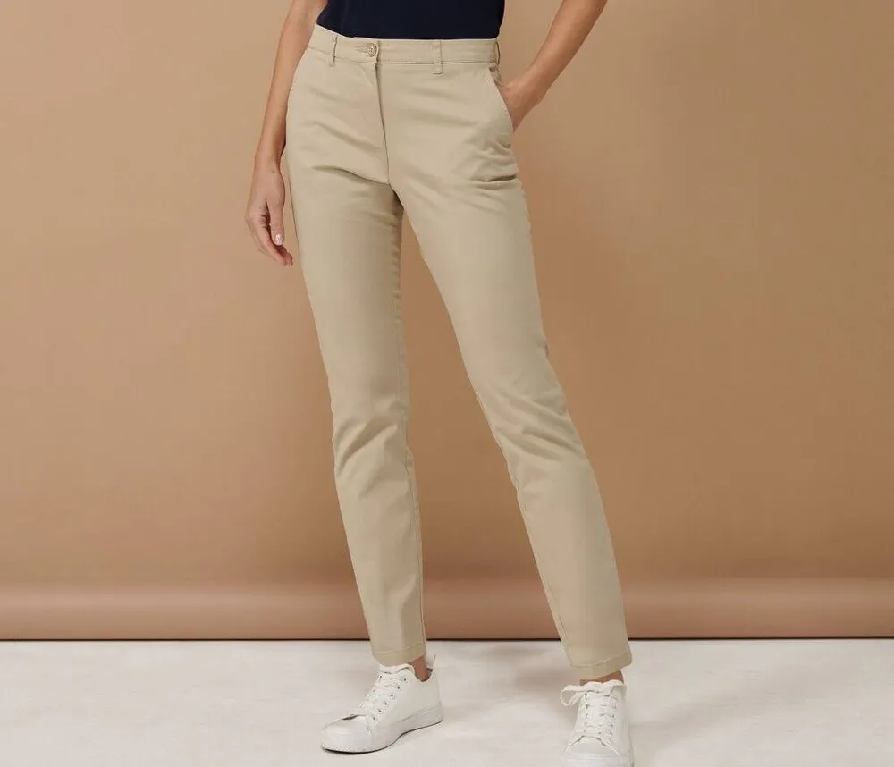 HENBURY HY651  LADIES STRETCH CHINO  PIEDRA