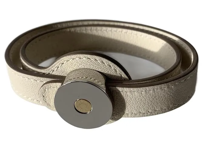 Hermès Esposas Plata Dorado 