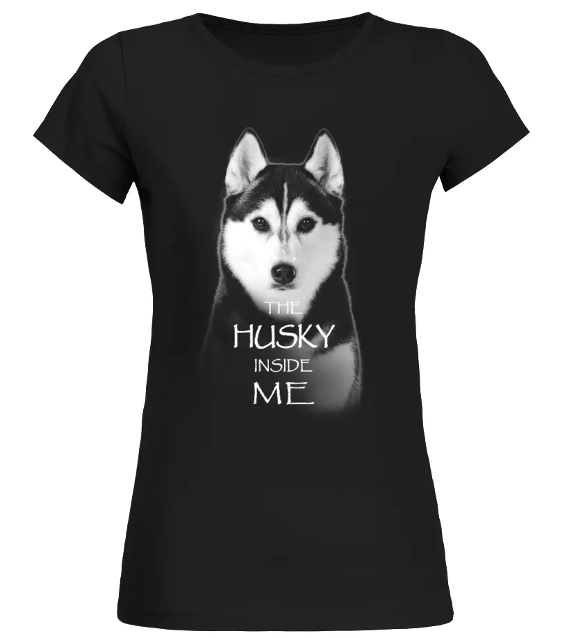 HUSKY INSIDE ME  LIMITED EDITION CAMISETA CUELLO REDONDO MUJER