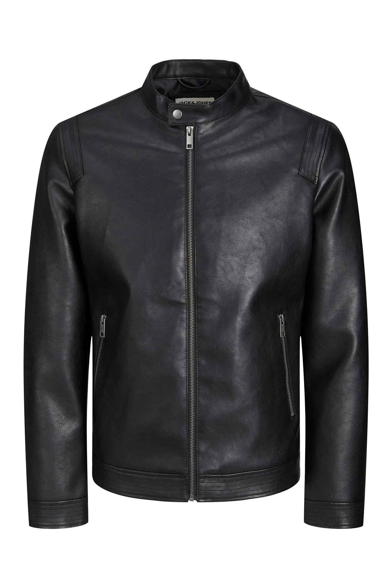 Jack & Jones Chaqueta efecto piel resistente al agua