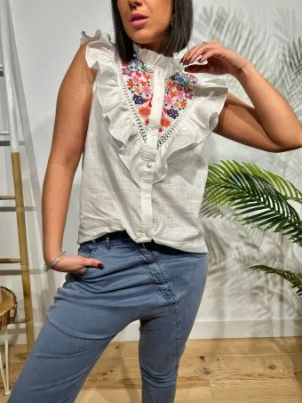 Jeans Baggy TWELLO Azul