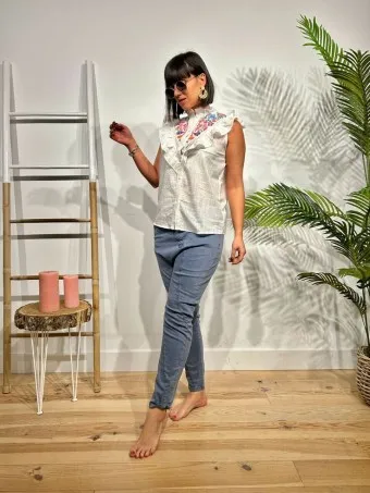 Jeans Baggy TWELLO Azul