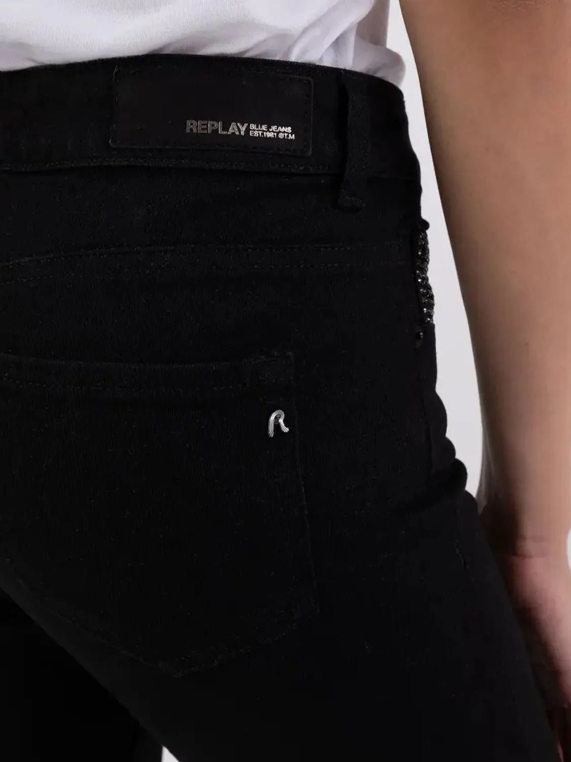 JEANS BLACK REPLAY