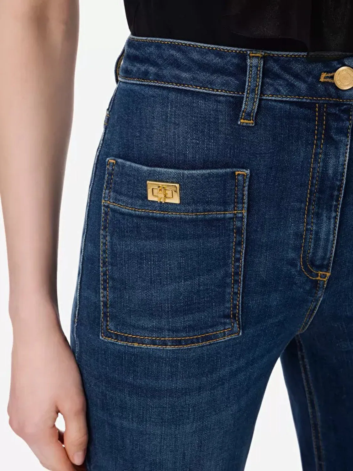 JEANS CAMPANA TIRO ALTO ELISABETTA FRANCHI