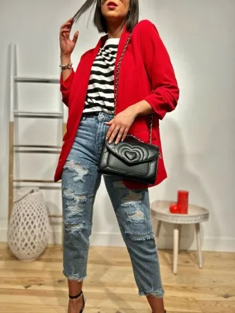 Jeans Cropp Ripped CRACKER