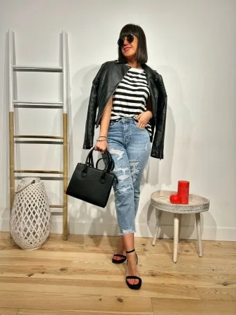Jeans Cropp Ripped CRACKER