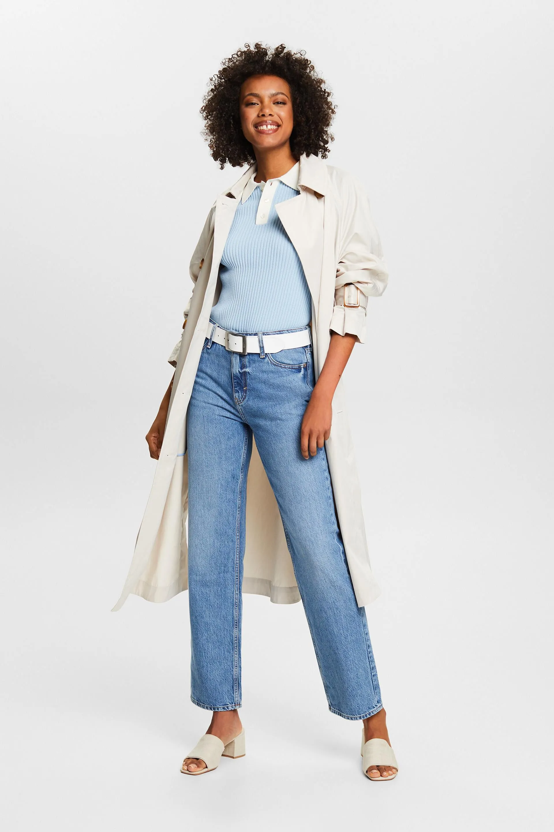 JEANS HIGHRISE STRAIGHT FIT DE ESTILO RETRO