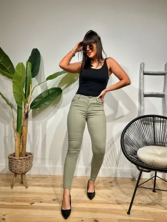 Jeans Push Up JIMMINIE Khaki