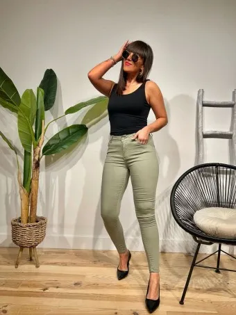 Jeans Push Up JIMMINIE Khaki