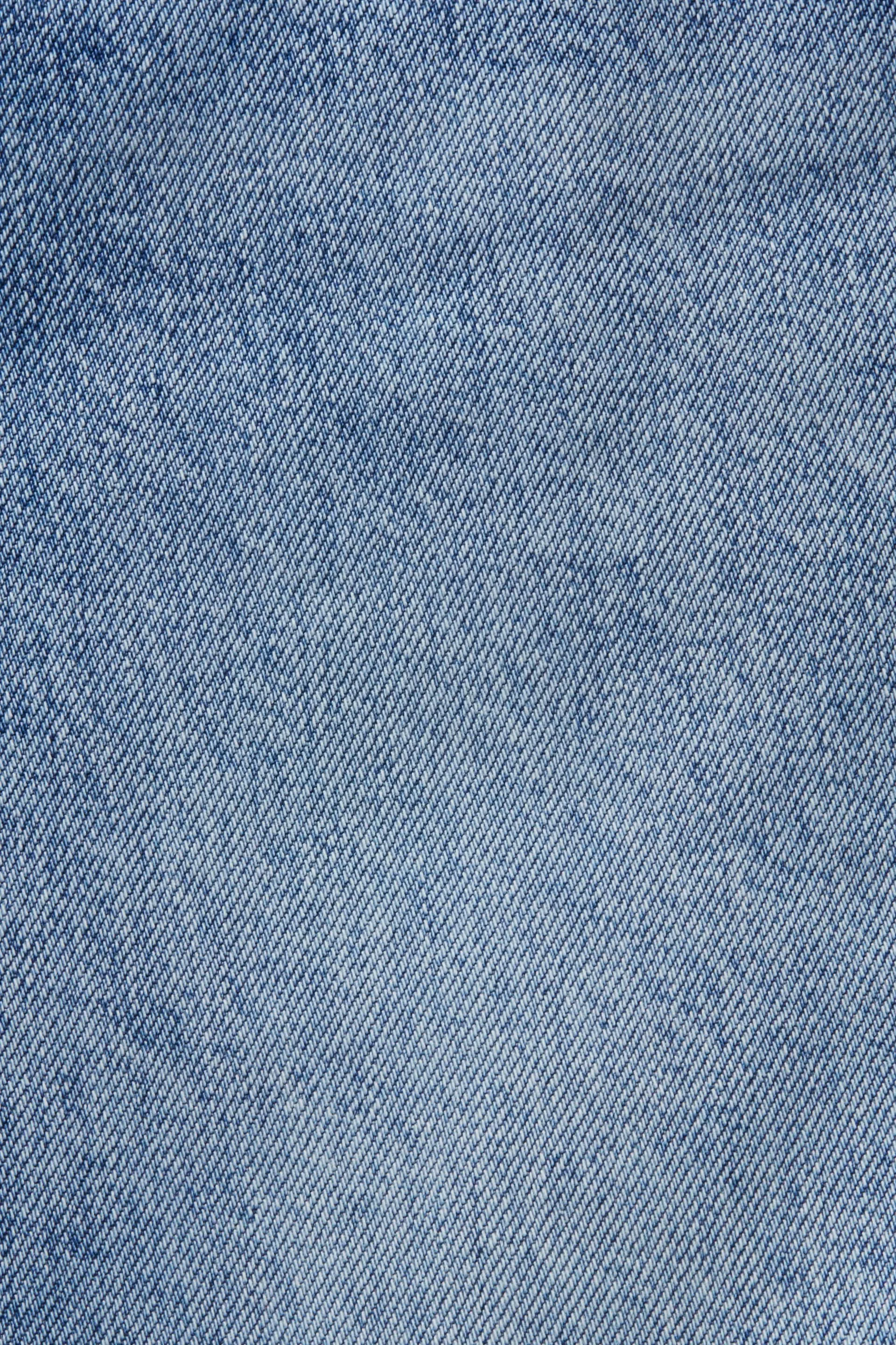 Jeans wide leg de estilo retro