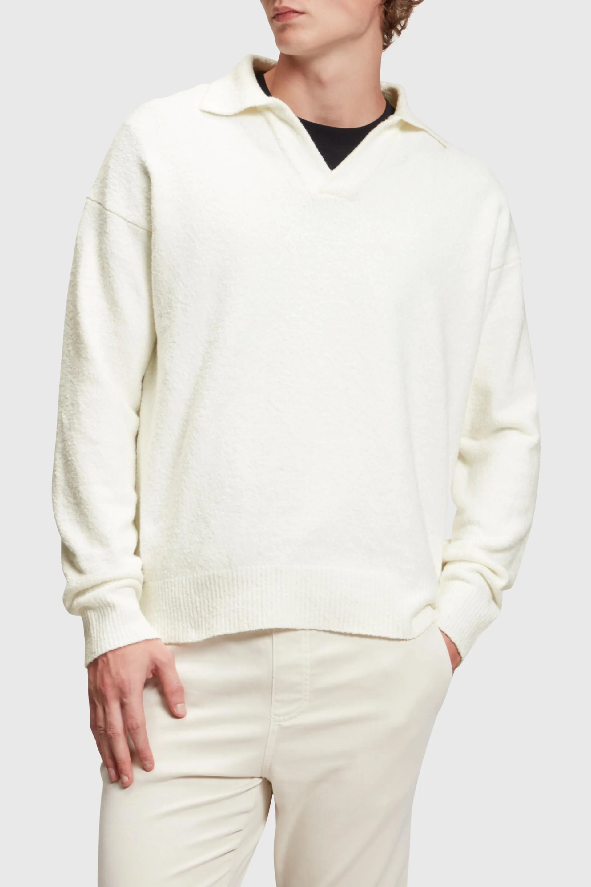 Jersey con cuello estilo polo
