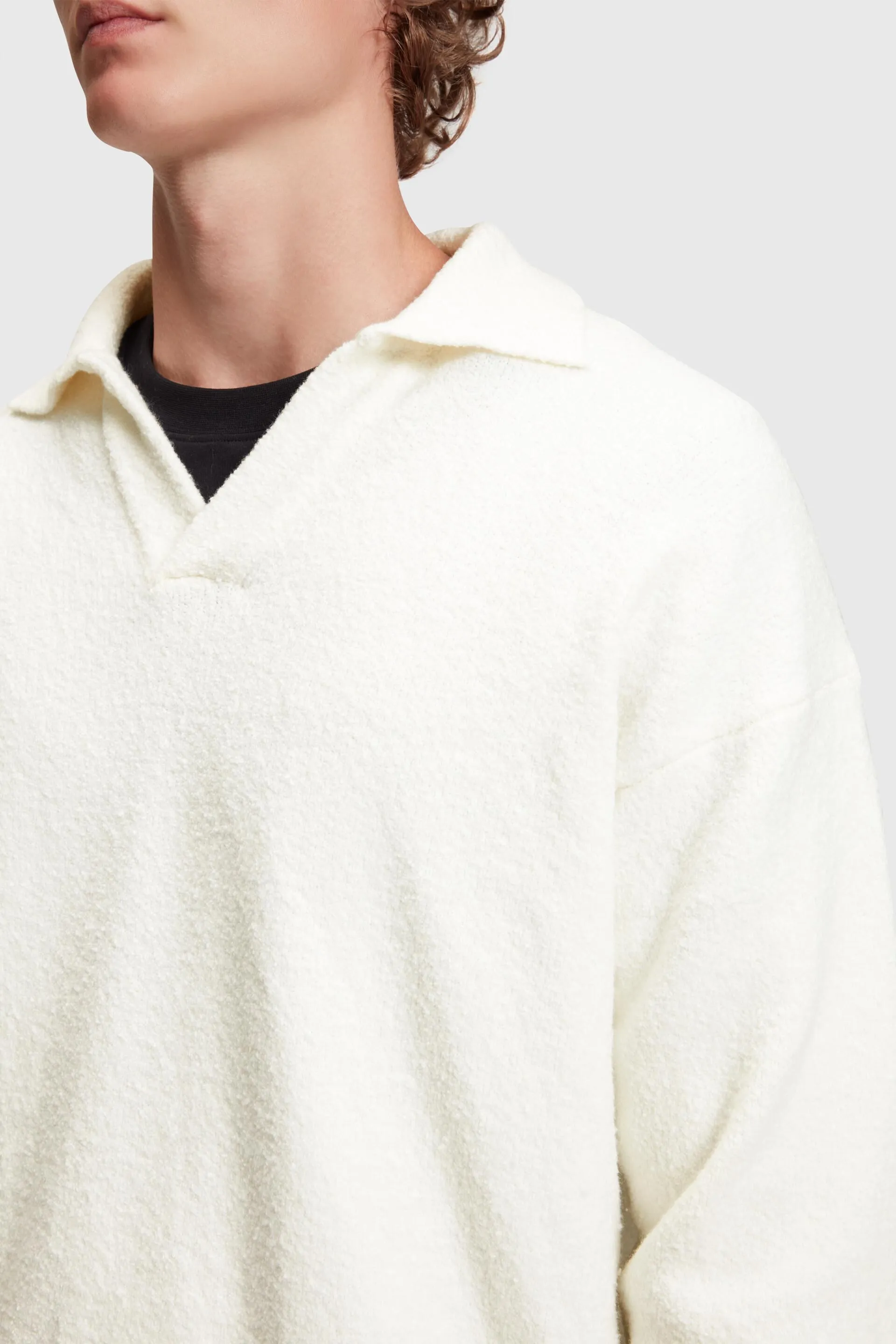 Jersey con cuello estilo polo