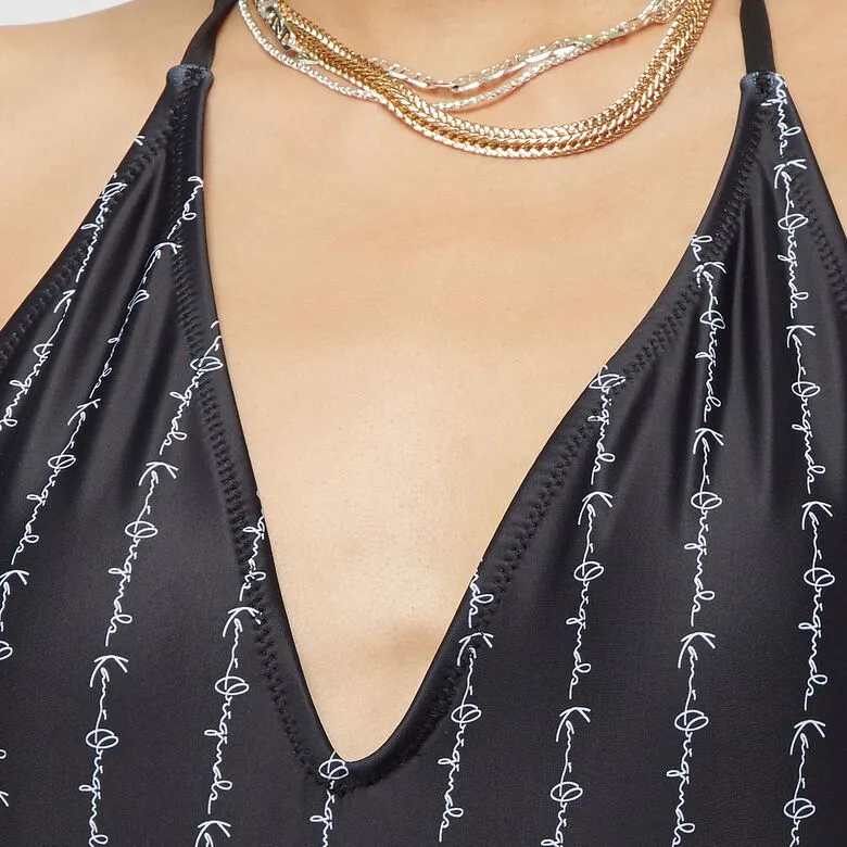 Karl Kani Bañador Originals Deep Neck Negro