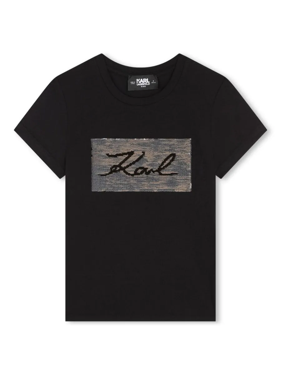 KARL LAGERFELD SEQUIN TSHIRT