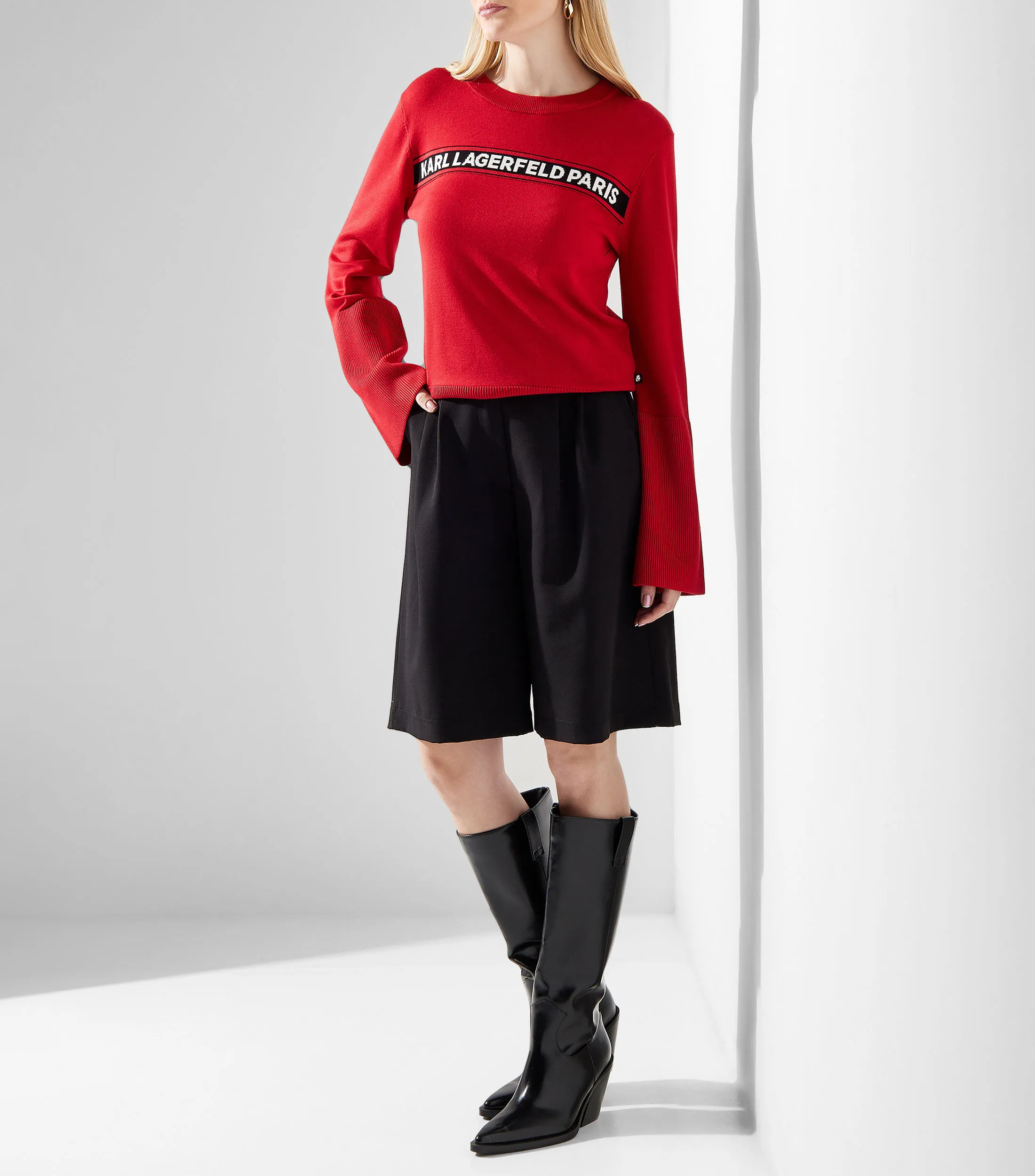 Karl Lagerfeld Suéter cuello redondo Mujer