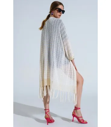 Kimono Boho Ganchillo