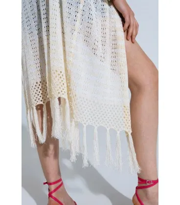 Kimono Boho Ganchillo