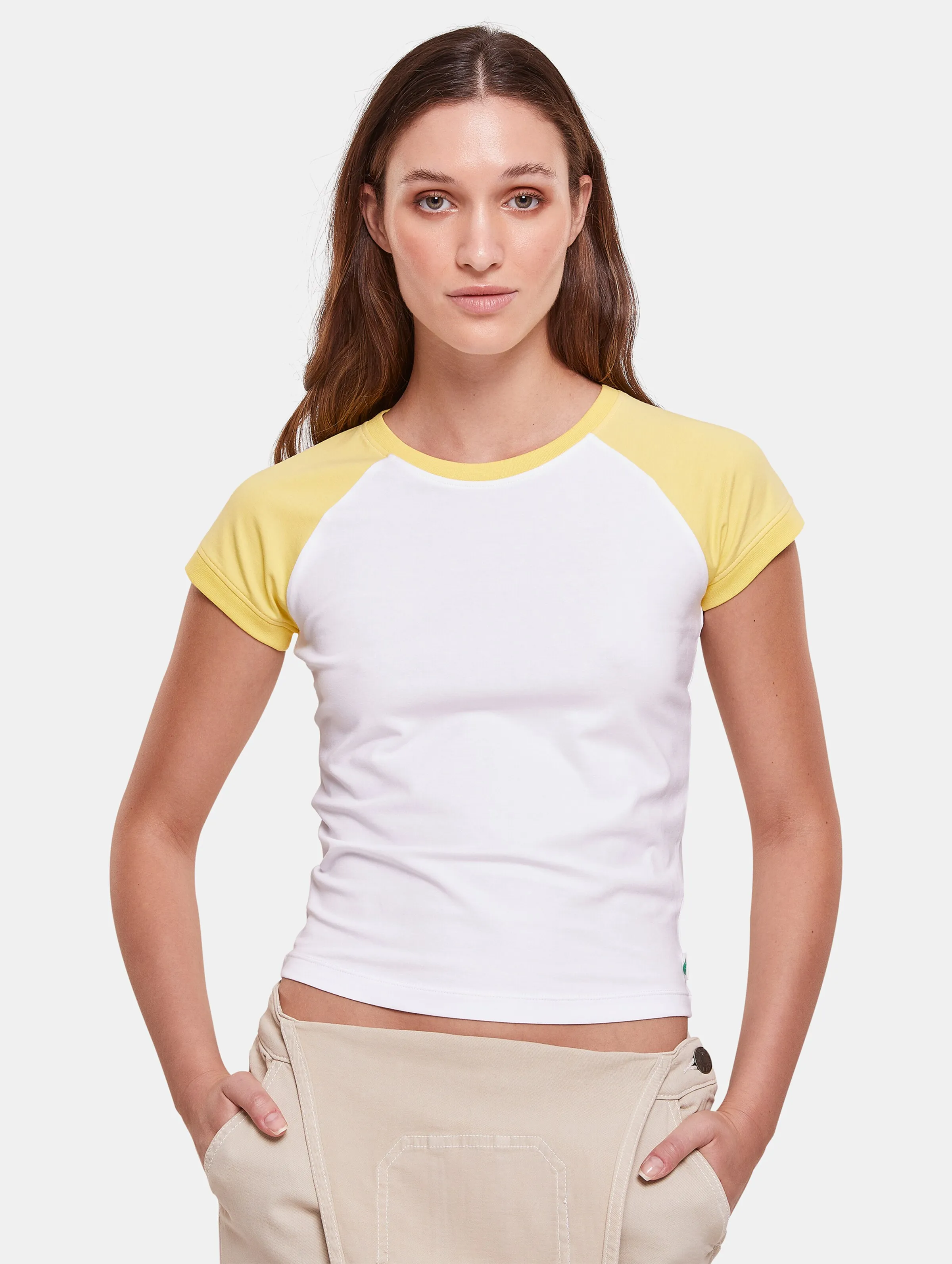 Ladies Organic Stretch Short Retro Baseball