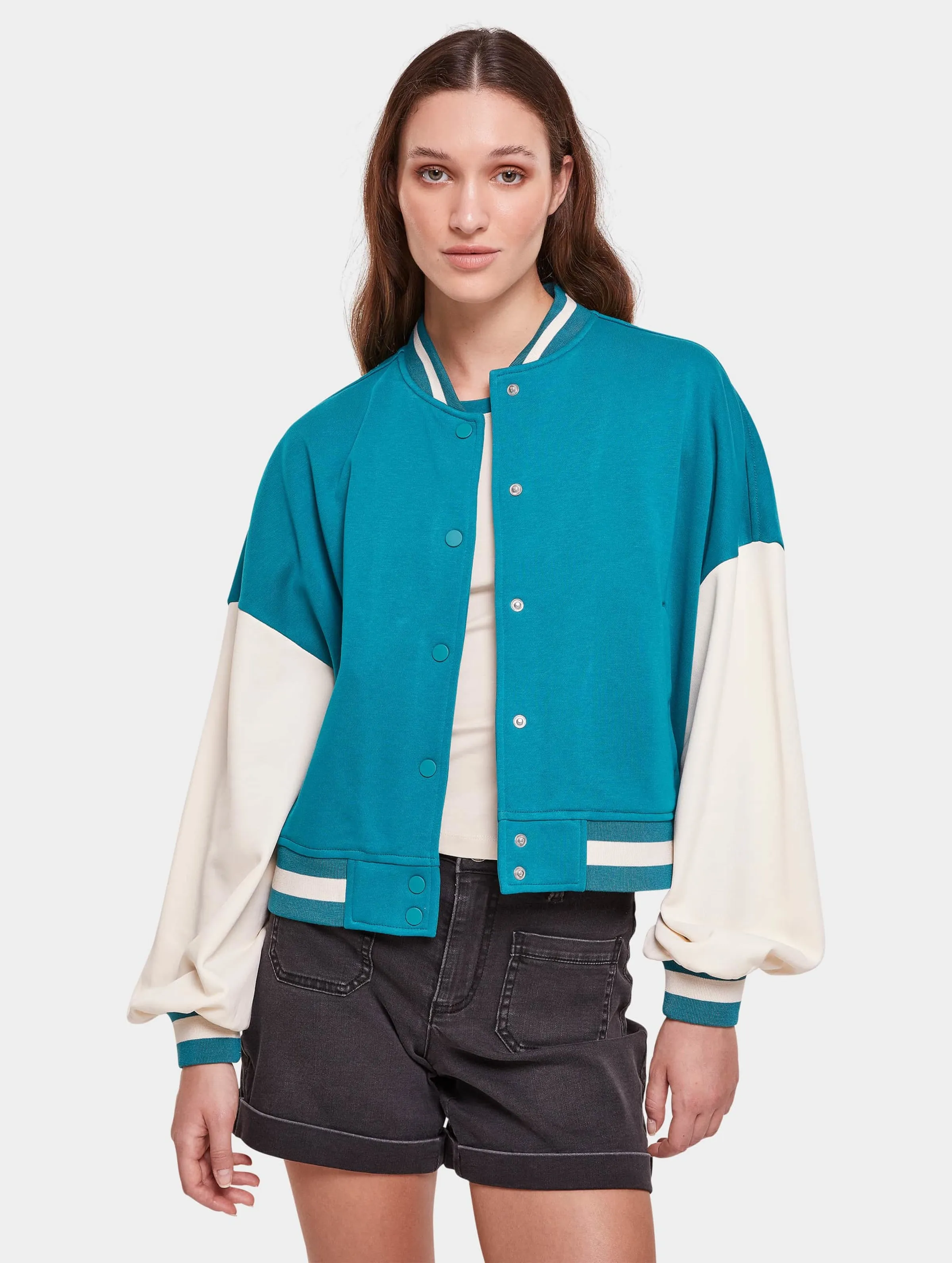 Ladies Oversized 2 Tone Terry