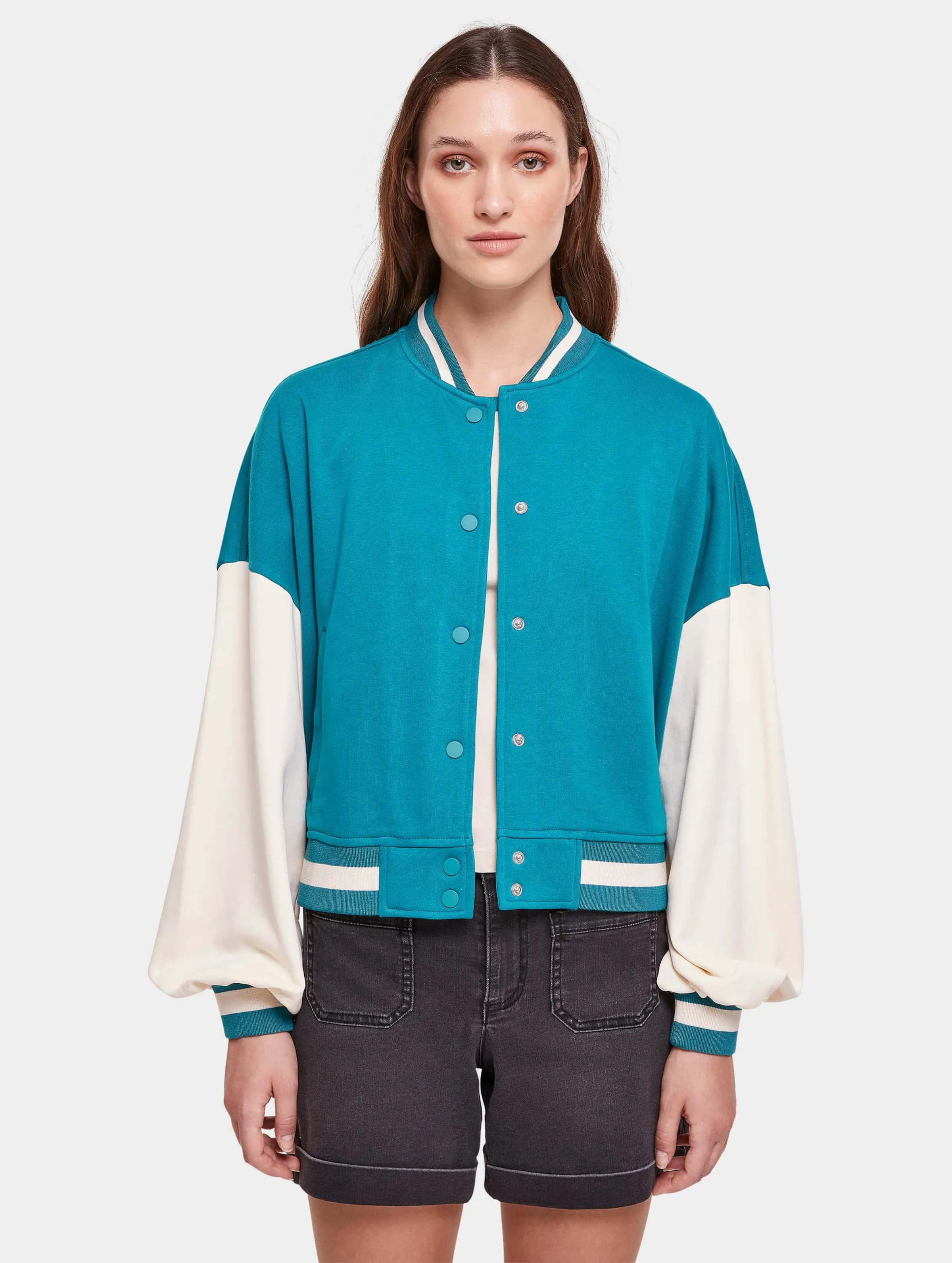 Ladies Oversized 2 Tone Terry