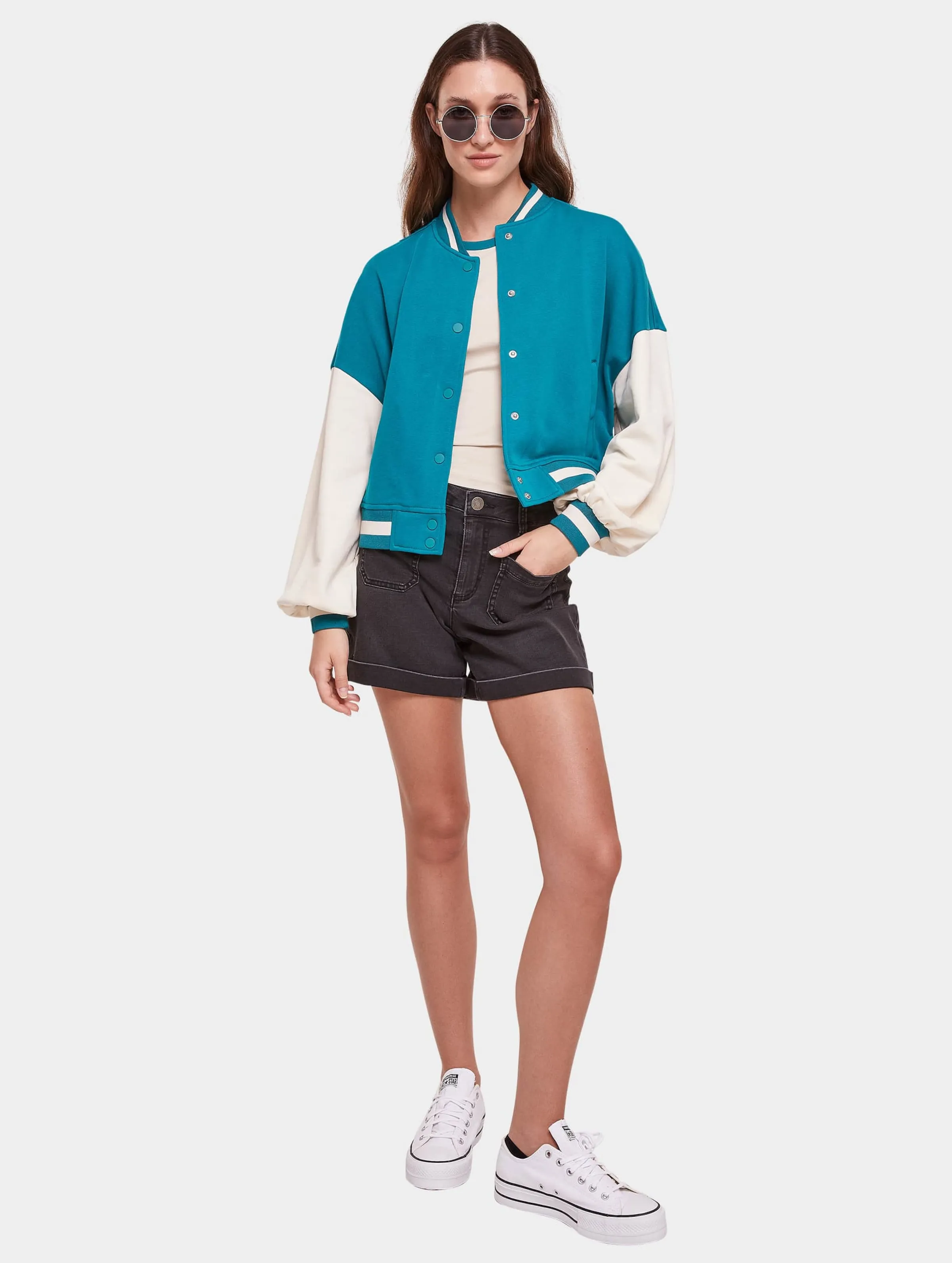 Ladies Oversized 2 Tone Terry