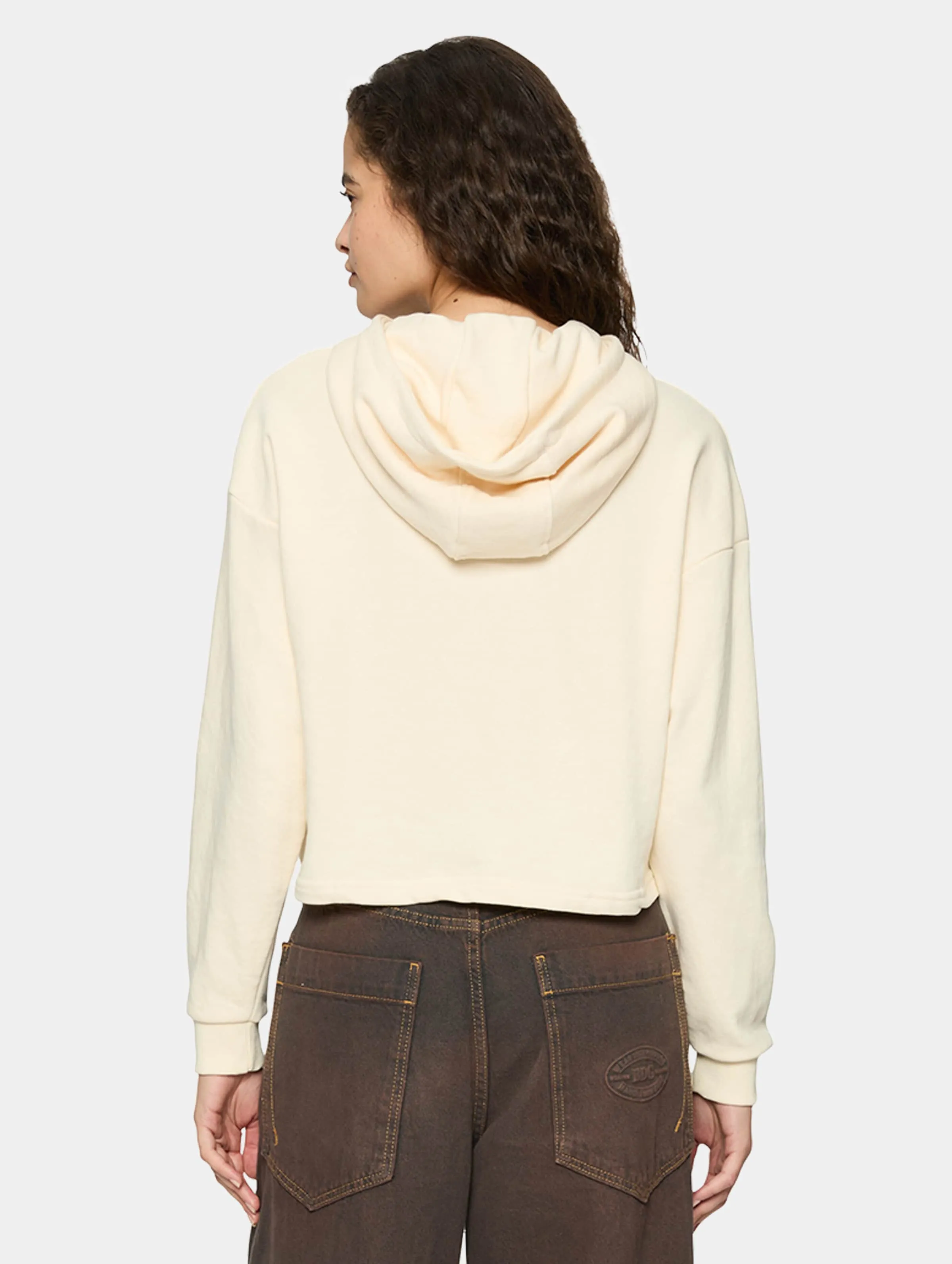 Ladies Oversized Cropped Light Terry