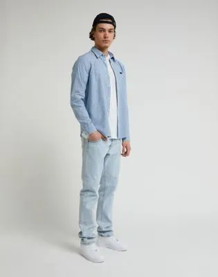 Lee Button Down "Anthem Blue Stripe" Size XXL