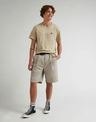 Lee Pleated Chino Short