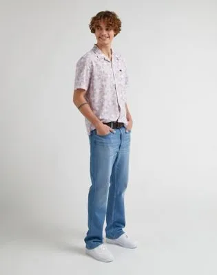 Lee Short Sve Resort Shirt "Foggy Gray"