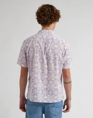 Lee Short Sve Resort Shirt "Foggy Gray"