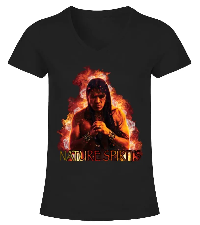 LEO ROJAS NATURE SPIRITS LIMITED EDITION Camiseta cuello pico Mujer