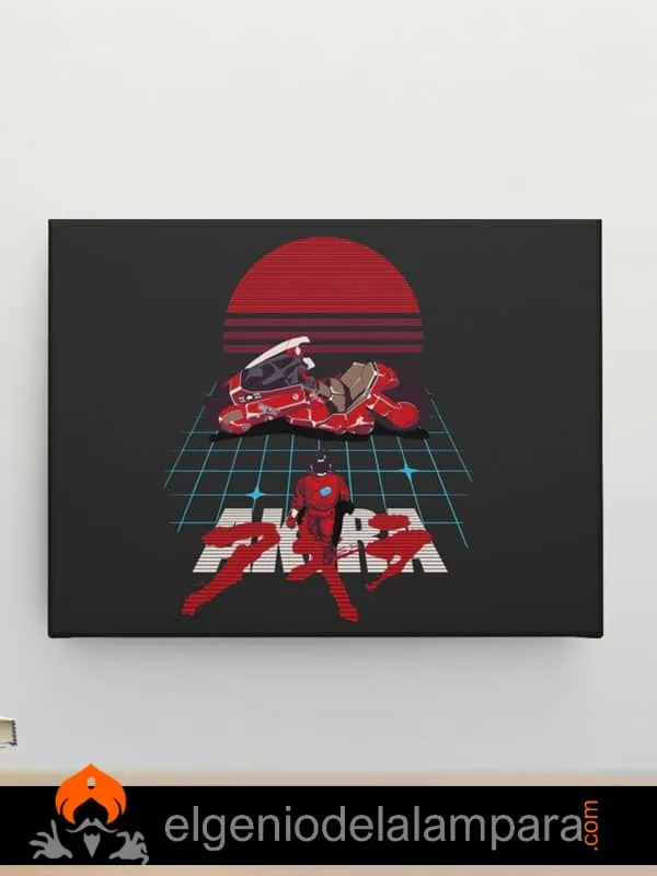 Lienzo Akira