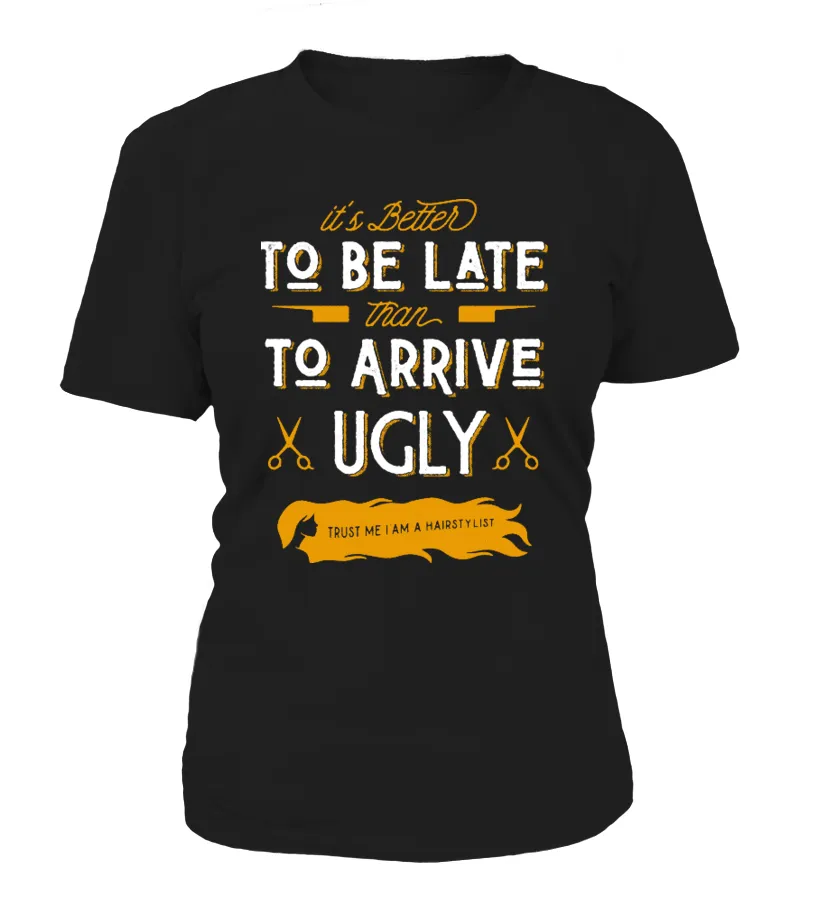 LIMITED EDITION  BETTER LATE THAN UGLY CAMISETA CUELLO REDONDO MUJER