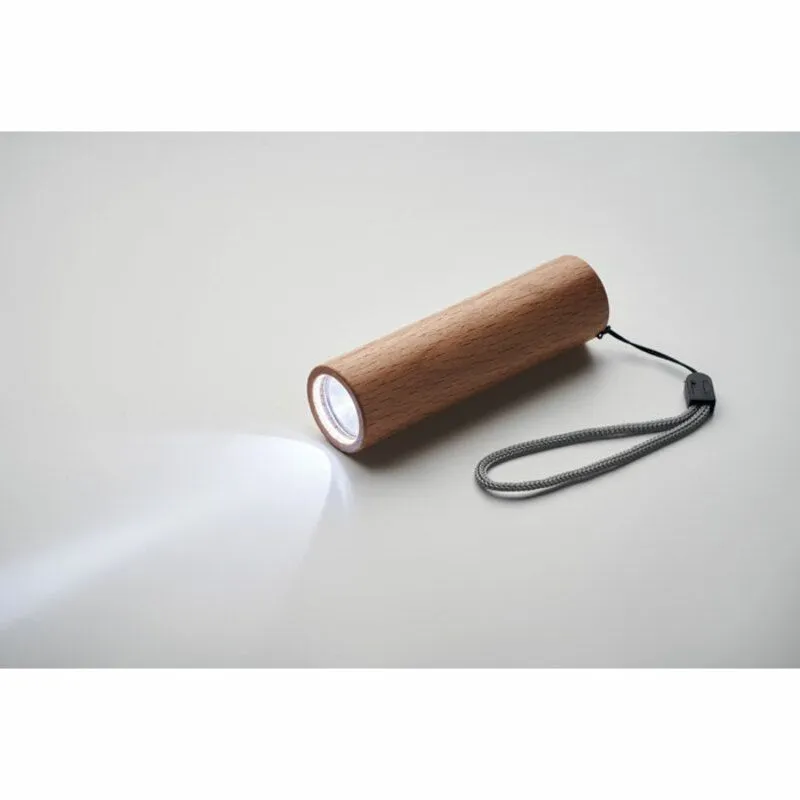 Linterna de madera promocional Lite