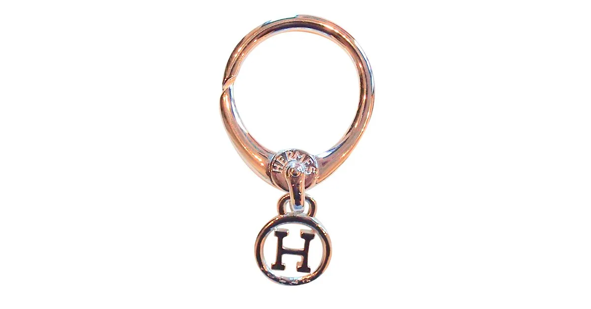 Llavero de plata Hermès 