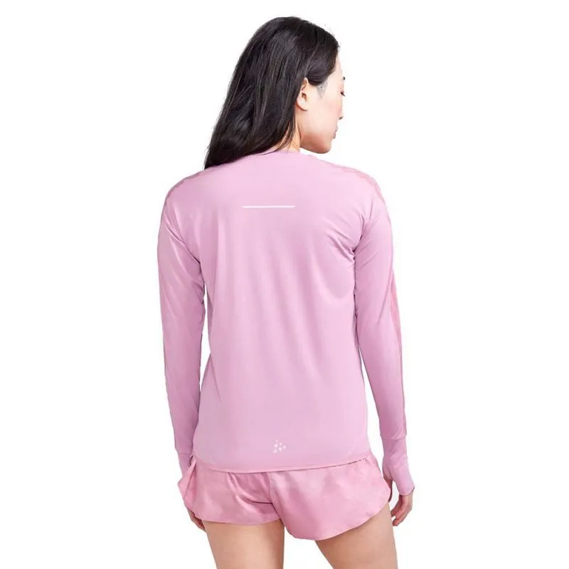 Maillot de manga larga Craft PRO Hypervent LS WIND TOP (Rosa claro)
