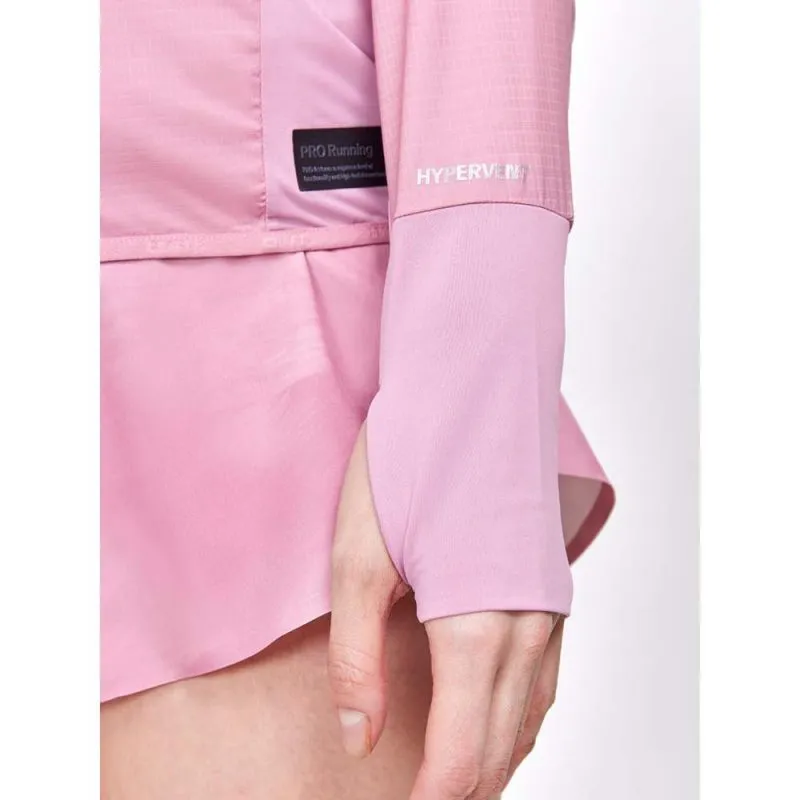 Maillot de manga larga Craft PRO Hypervent LS WIND TOP (Rosa claro)