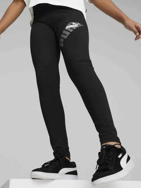 Malla Puma Power Negra Niña
