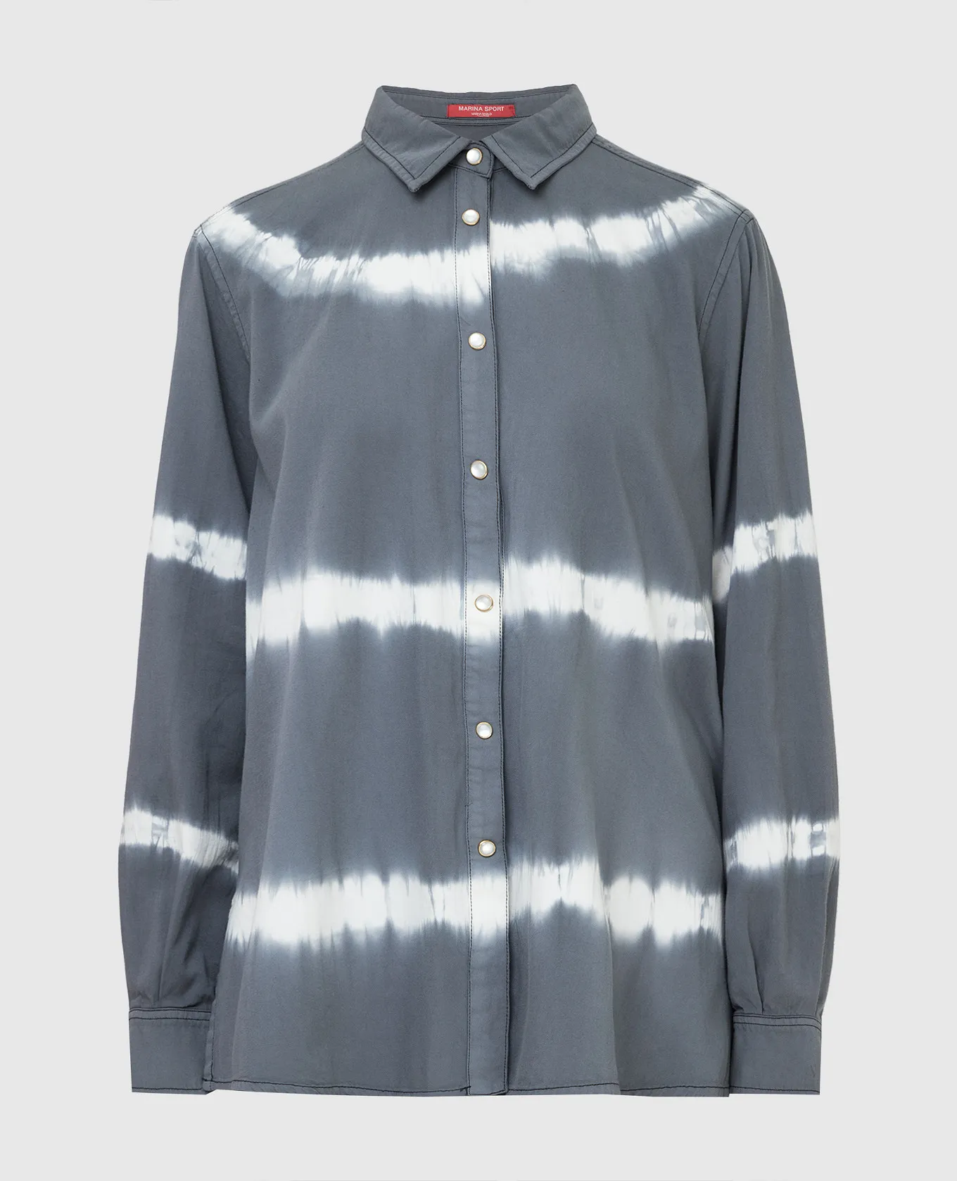 MARINA SPORT BY MARINA RINALDI TIEDYE SHIRT WITH SLITS