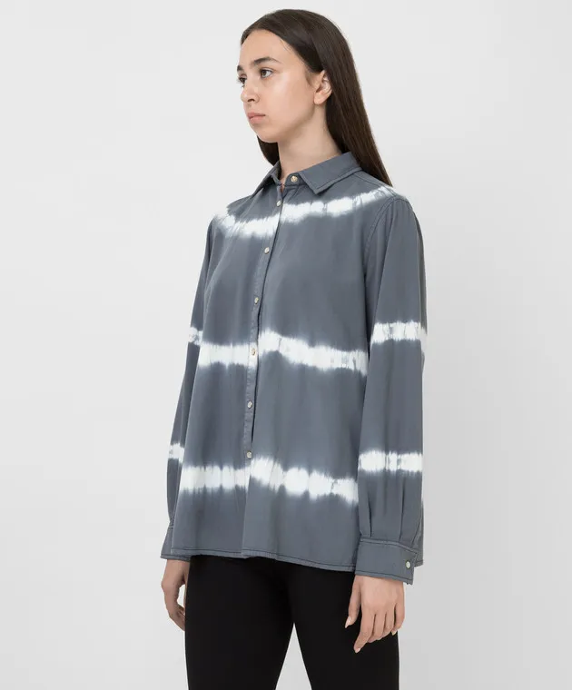 MARINA SPORT BY MARINA RINALDI TIEDYE SHIRT WITH SLITS