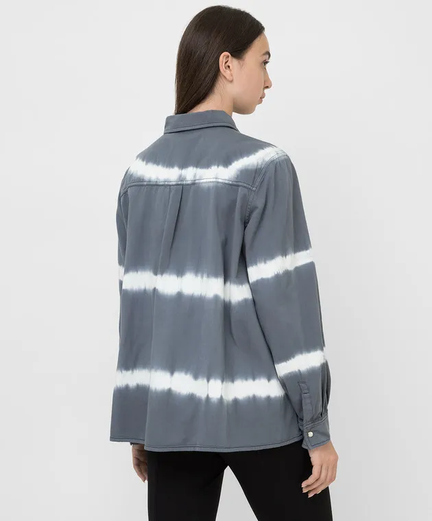 MARINA SPORT BY MARINA RINALDI TIEDYE SHIRT WITH SLITS