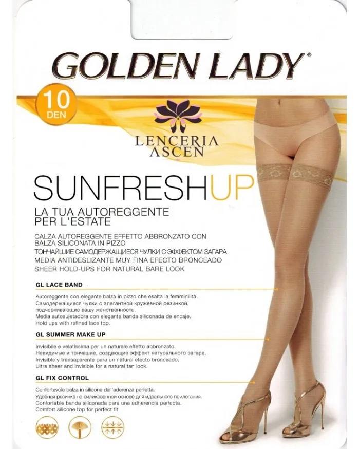 Media 80Q Sunfresh Up Antideslizante Golden Lady