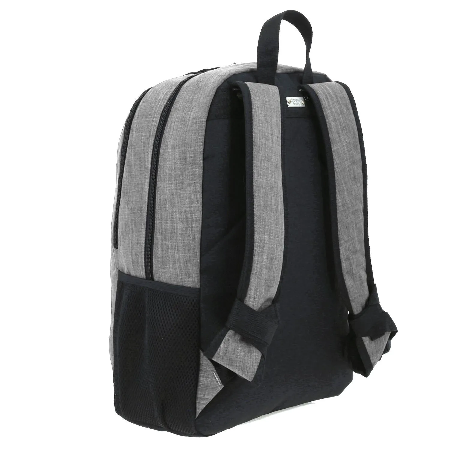 Mochila Grande 1818 Unisex Hop Gris Con Porta Laptop De Hasta 15.
