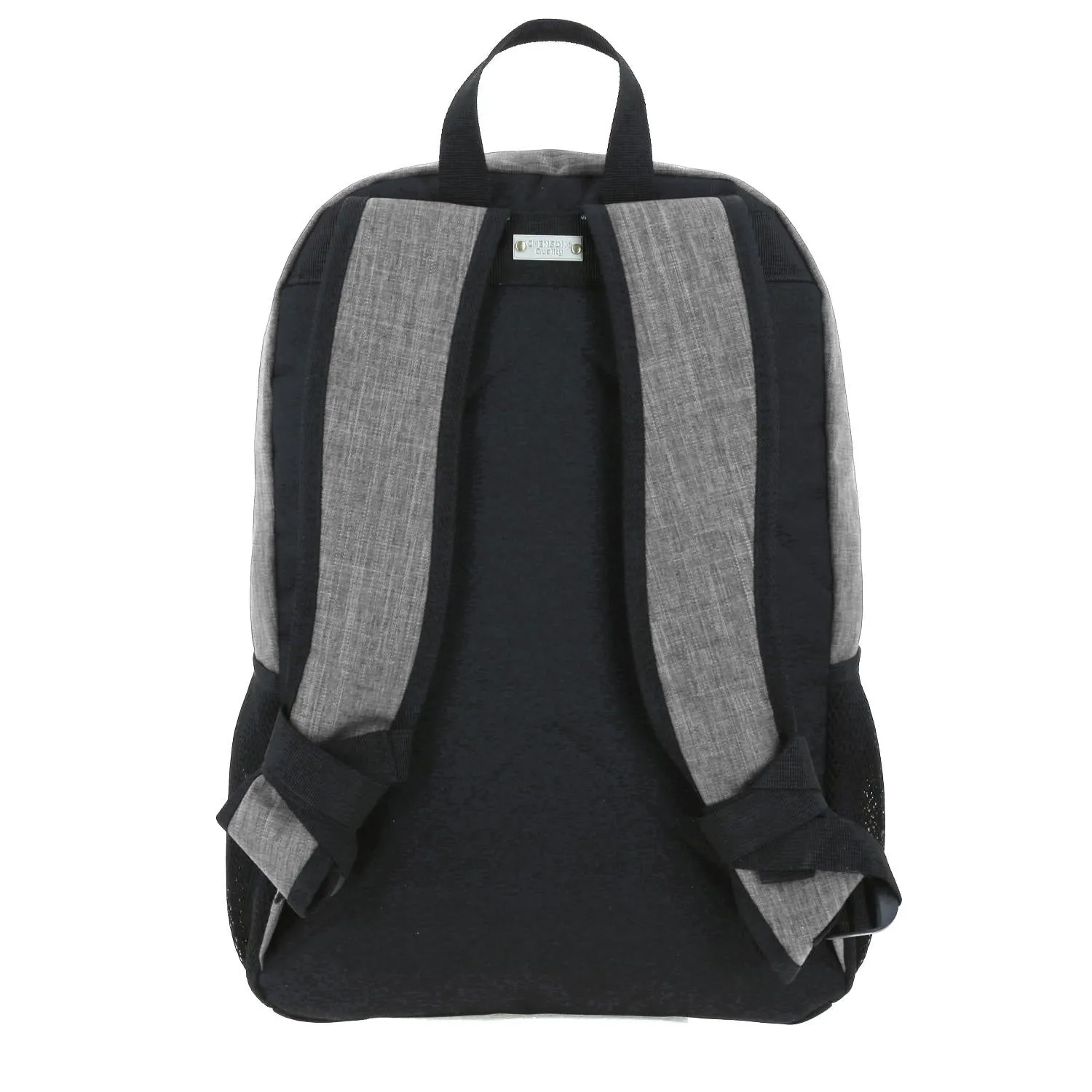 Mochila Grande 1818 Unisex Hop Gris Con Porta Laptop De Hasta 15.