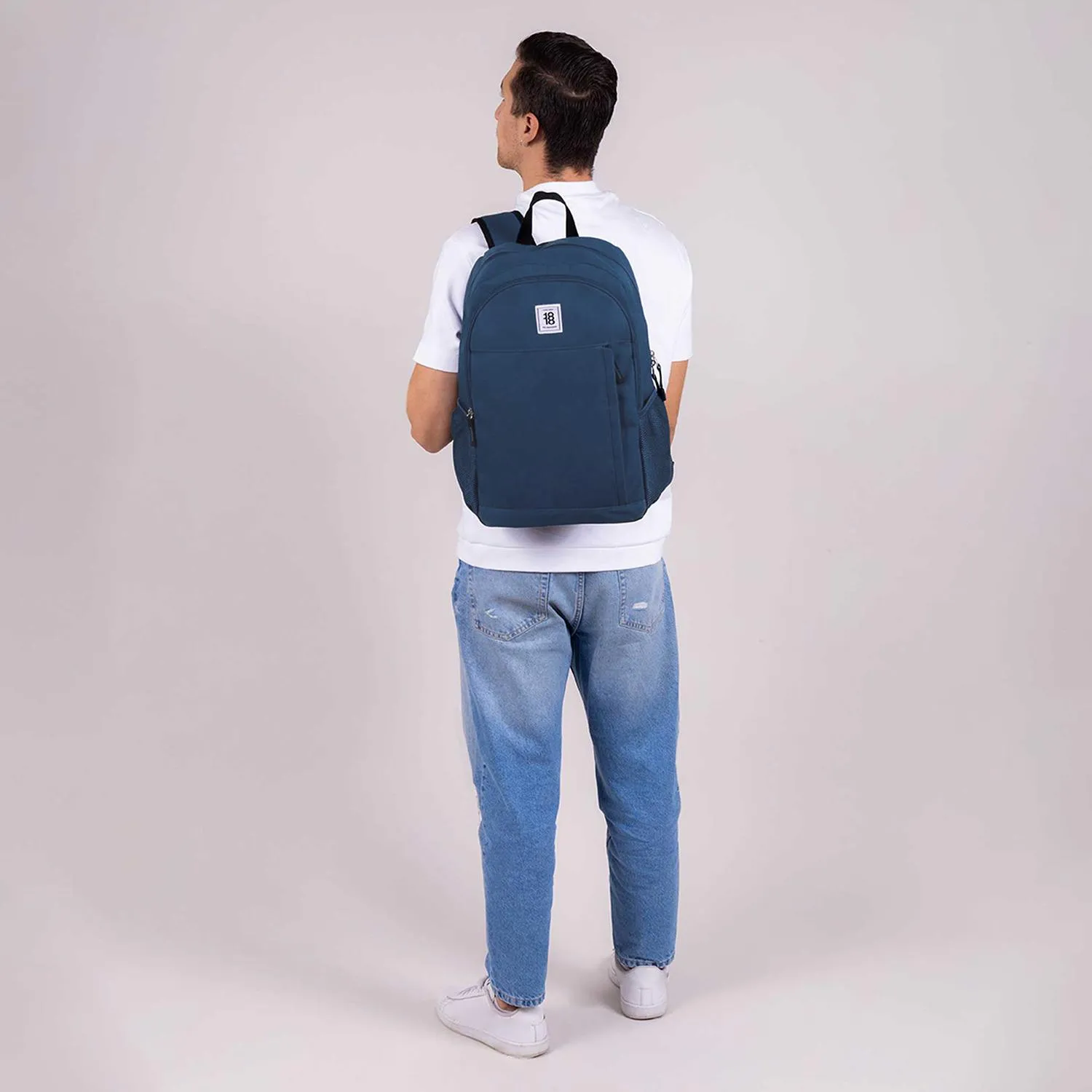 Mochila grande 1818 Unisex WYNN Azul