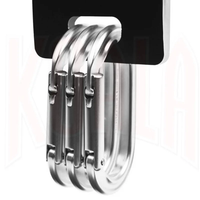 MOSQUETON ALUMINO OVAL KEYLOCK 3PACK BLACK DIAMOND