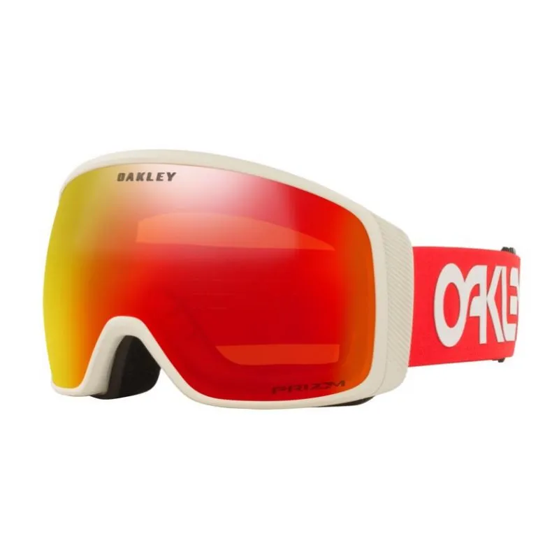Máscara de esquí Oakley Flight Tracker Xl (Factory Pilot Rouge/Gris / Prizm snow torch iridium)