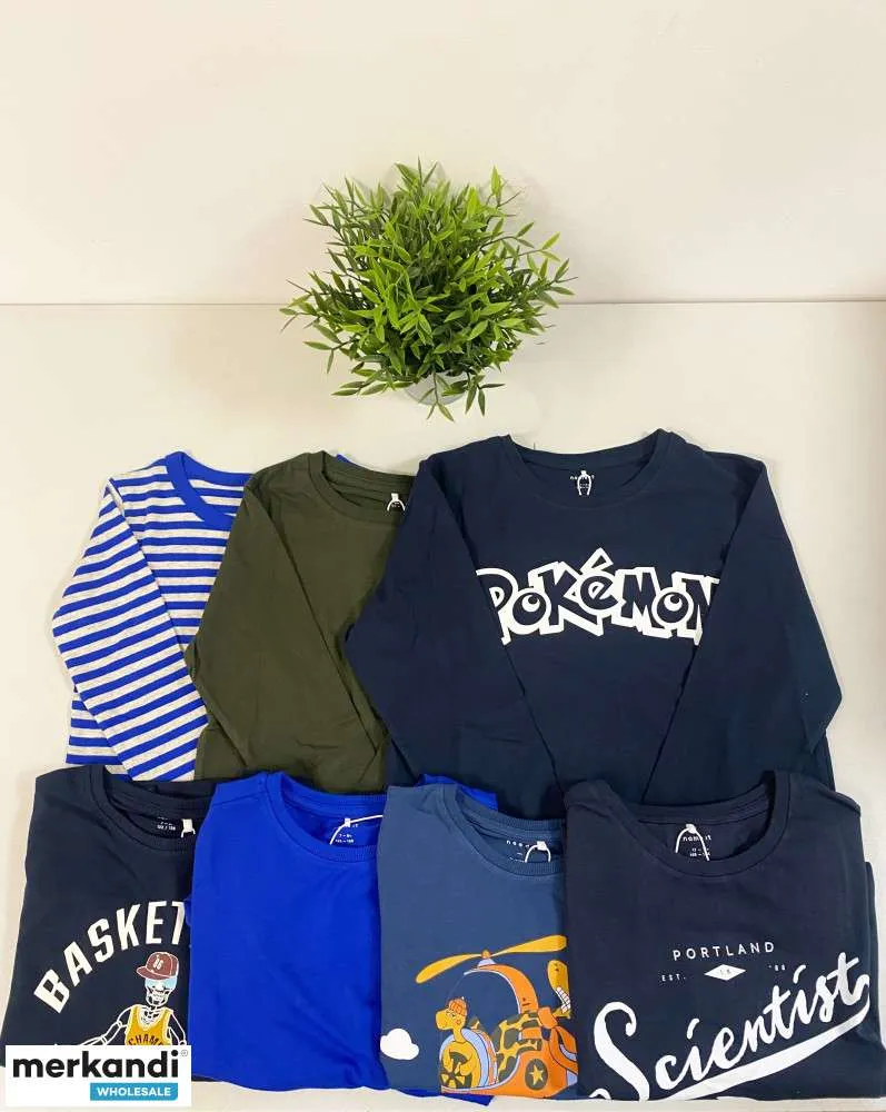 NAME IT Camisetas de manga larga para niños