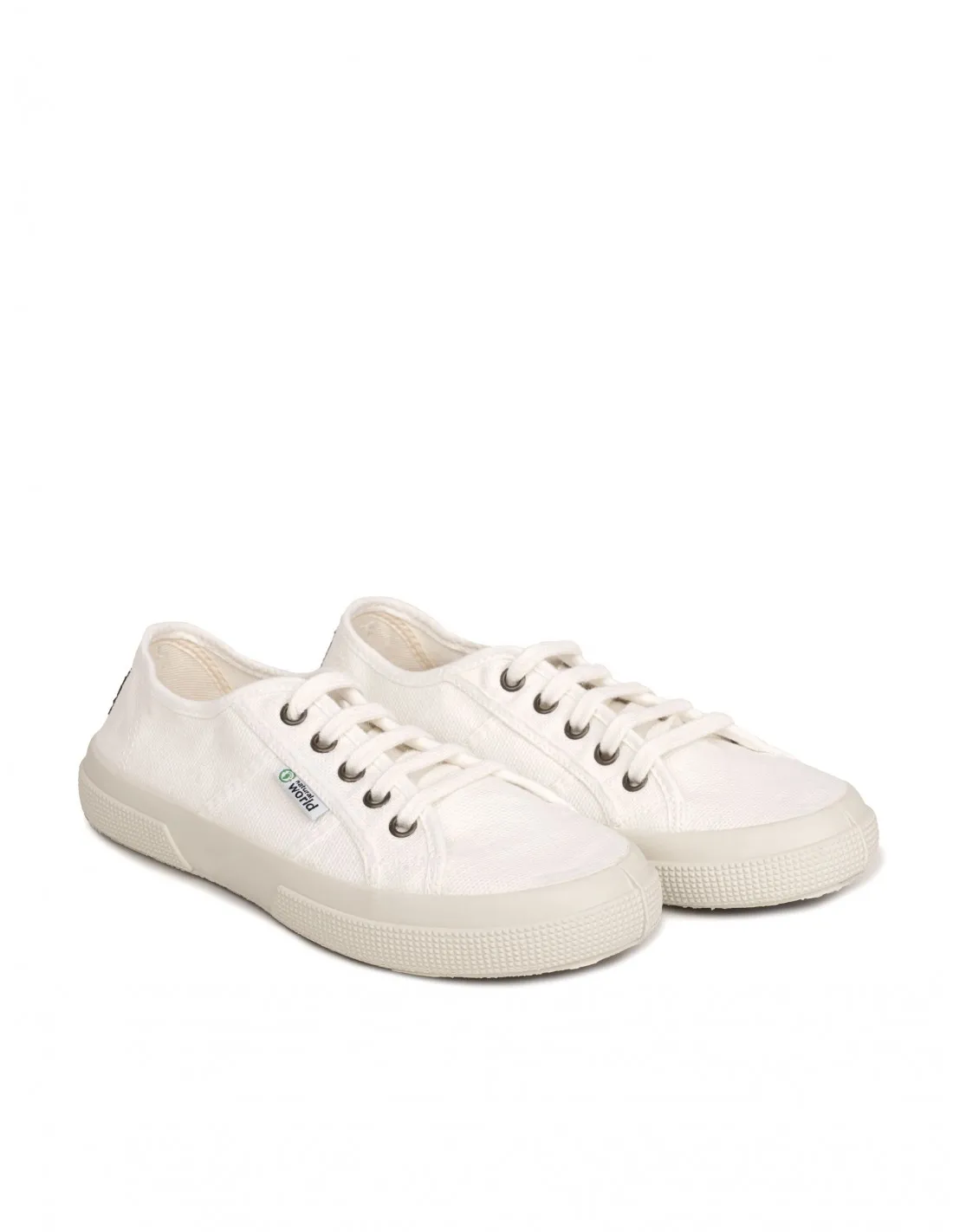 NATURAL WORLD Zapatillas Lona Blancas