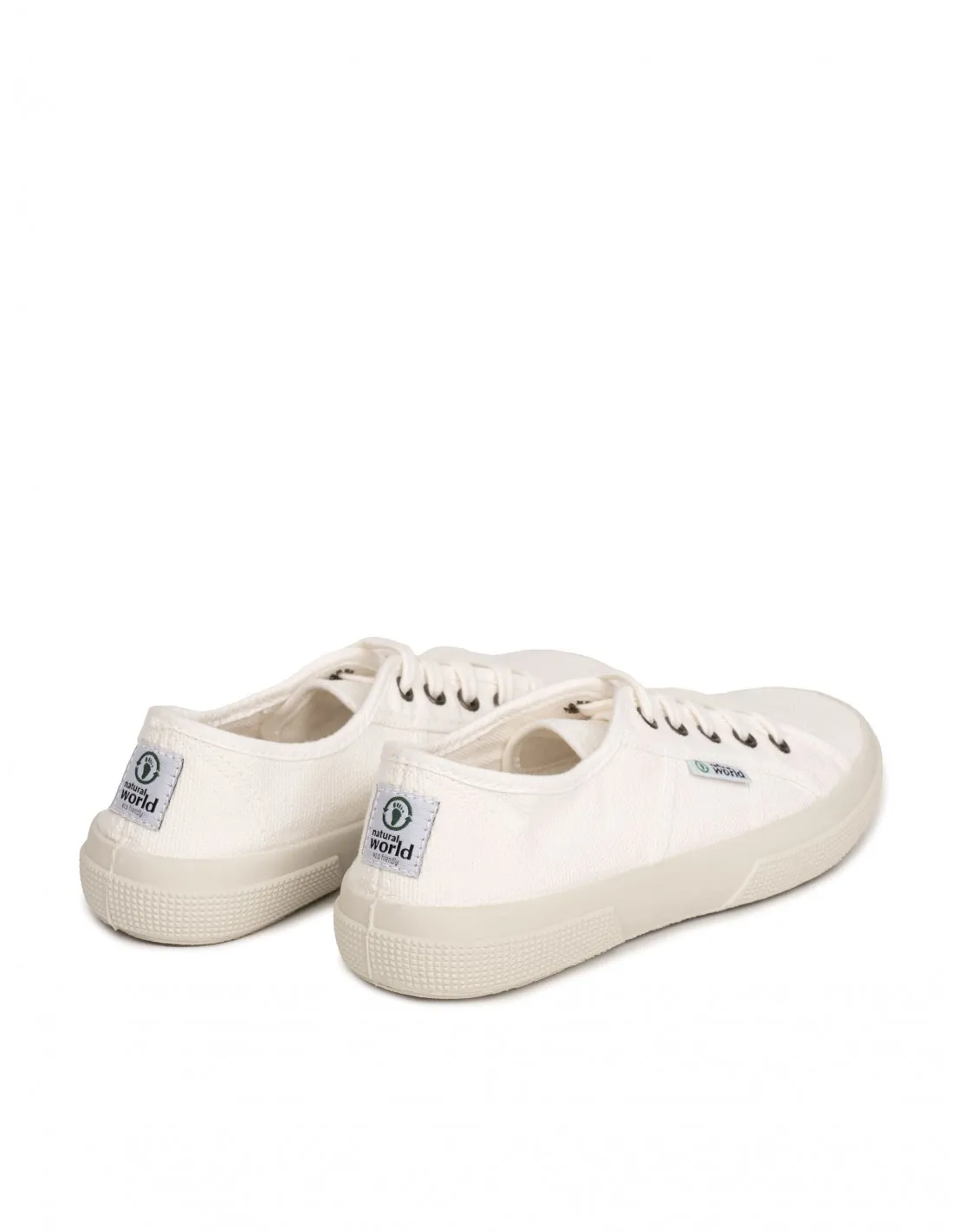 NATURAL WORLD Zapatillas Lona Blancas